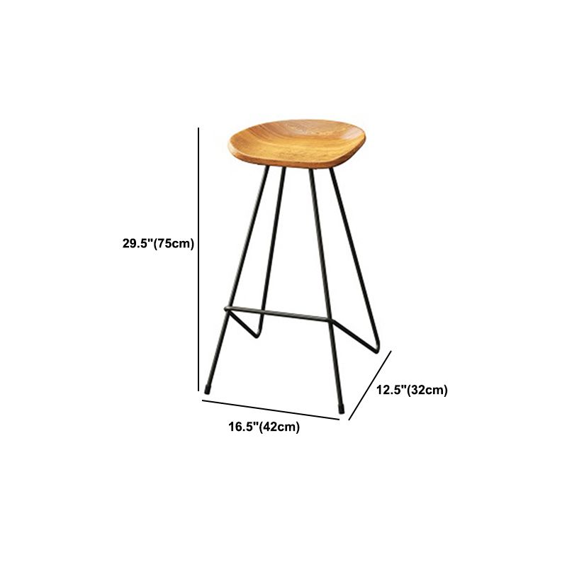 Mesa de barra de madera sólida rectángulo Juego de mesa industrial 1/2/5 Piezas de mostrador con taburetes altos