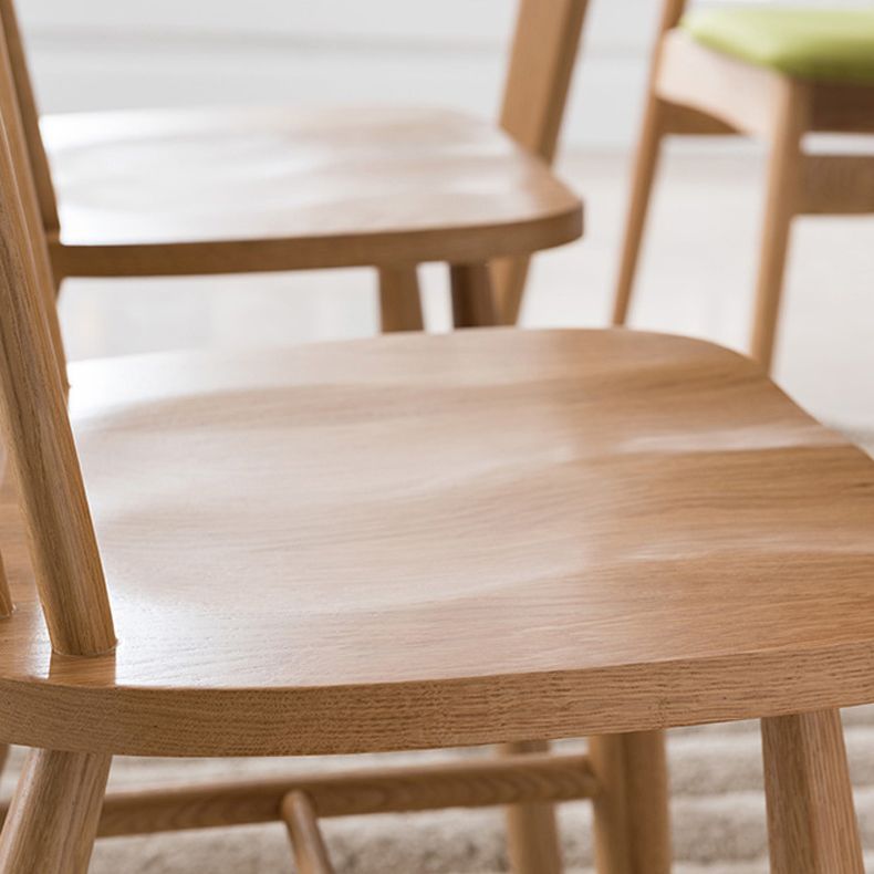 Contemporary Windsor Back Armless Side Chairs Wood Side Dining Chairs for Home Clearhalo ' kitchen&dining_furn' 'Dining Chairs' 'Dining Tables & Seating' 'dining_chair' 'furn' 'furn_dining_chair' 'Furniture' 'furniture_dining_chair' 'Kitchen & Dining Furniture' 'kitchen' 1200x1200_63840e62-2655-40f0-a69c-5409efee6855