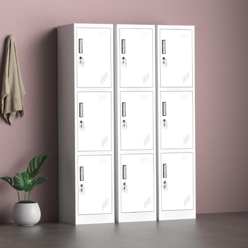 Armario de metal de vestuario contemporáneo armario de metal armario para casa