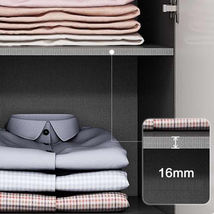 Armoire armoire de style contemporain armoire en bois avec porte pour chambre à coucher