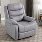Chaise inclinable à push inclinable inclinable en faux cuir en cuir en cuir en cuir un
