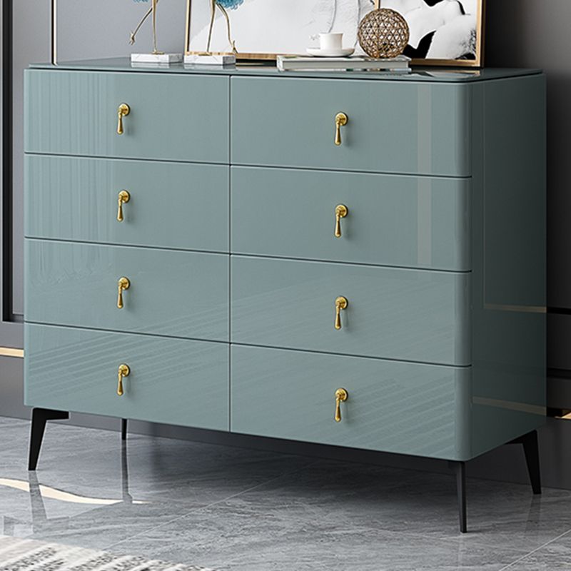 Contemporary 34.65'"/41.73" Tall Wooden Chest, Rectangle Accent Chest with Drawers Clearhalo 'Cabinets & Chests' 'cabinets_chests' 'furn' 'furn_cabinets_chests' 'Furniture' 'Living Room Furniture' 1200x1200_6389a826-1c2b-48de-8d83-d73ace962cee