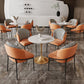 Metal Contemporary Round Dining Table Sintered Stone Table for Dining Room Clearhalo ' dining_table' 'Dining Tables & Seating' 'Dining Tables' 'furn' 'furn_dining_table' 'Furniture' 'furniture_dining_table' 'Kitchen & Dining Furniture' 'kitchen&dining_furn' 'kitchen' 'kitchen_dining_table' 1200x1200_638d6669-ce4e-4852-887e-61ac136a290c