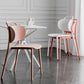 Contemporary Dining Chair Armless Chairs with Plastic Legs for Home
