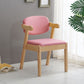Scandinavian Home Arm Chair Open Back Wood Upholstered Dining Room Chair Clearhalo ' kitchen&dining_furn' 'Dining Chairs' 'Dining Tables & Seating' 'dining_chair' 'furn' 'furn_dining_chair' 'Furniture' 'furniture_dining_chair' 'Kitchen & Dining Furniture' 'kitchen' 1200x1200_639108f8-f978-4abc-9c88-7daec6497614