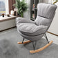 Modern Nursery Nursery Both Seanch Sedia soggiorno sedia a dondolo con pouf