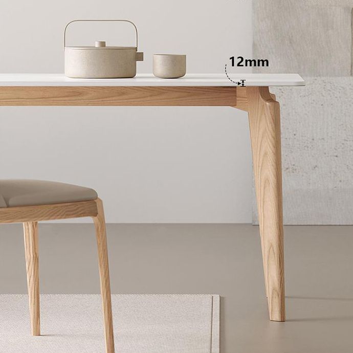 Ensemble de table de rectangle de style moderne 1/3/4
