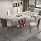 1/4/5/6 Pieces Luxury Dining Set with Stone Table and Leather Chairs Dinette Set Clearhalo 'Dining Room Sets' 'Dining Tables & Seating' 'dining_room_set' 'furn' 'furn_dining_room_set' 'Furniture' 'furniture_dining_room_set' 'Kitchen & Dining Furniture' 'kitchen&dining_furn' 'kitchen' 1200x1200_63967b1a-748d-44d2-aeb7-63d519de08aa