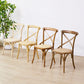 Traditional Wood Kitchen Dining Room Chair Cross Back Side Chair Clearhalo 'Dining Chairs' 'Dining Tables & Seating' 'dining_chair' 'furn' 'furn_dining_chair' 'Furniture' 'furniture_dining_chair' 'Kitchen & Dining Furniture' 1200x1200_6399d370-a4a4-4ff9-a172-6fb3f1e18f2a