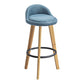 Modern Armless Backrest Counter Stool Wood Milk Tea Shop Bar Stool with Cushion and Pedal Clearhalo 'Bar Furniture' 'Bar Stools' 'bar_stools' 'furn' 'furn_bar_stools' 'furniture_bar_stools' 'Kitchen & Dining Furniture' 'kitchen&dining_furn' 'kitchen' 'kitchen_furn' Furniture' 1200x1200_639a61bf-8961-4094-9441-987efbc0d02a