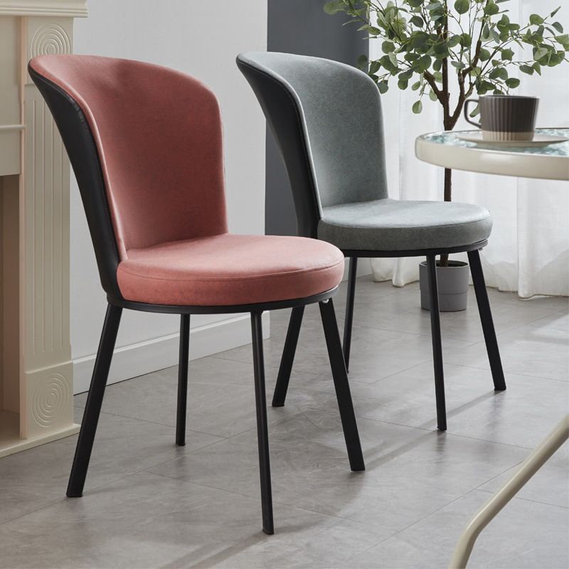 Contemporary High-density Sponge Cushion Chair of 17'' Wide Parsons Chair Clearhalo ' kitchen&dining_furn' 'Dining Chairs' 'Dining Tables & Seating' 'dining_chair' 'furn' 'furn_dining_chair' 'Furniture' 'furniture_dining_chair' 'Kitchen & Dining Furniture' 'kitchen' 1200x1200_639b7f0f-6d4e-46bc-94fd-eac2f644f42f