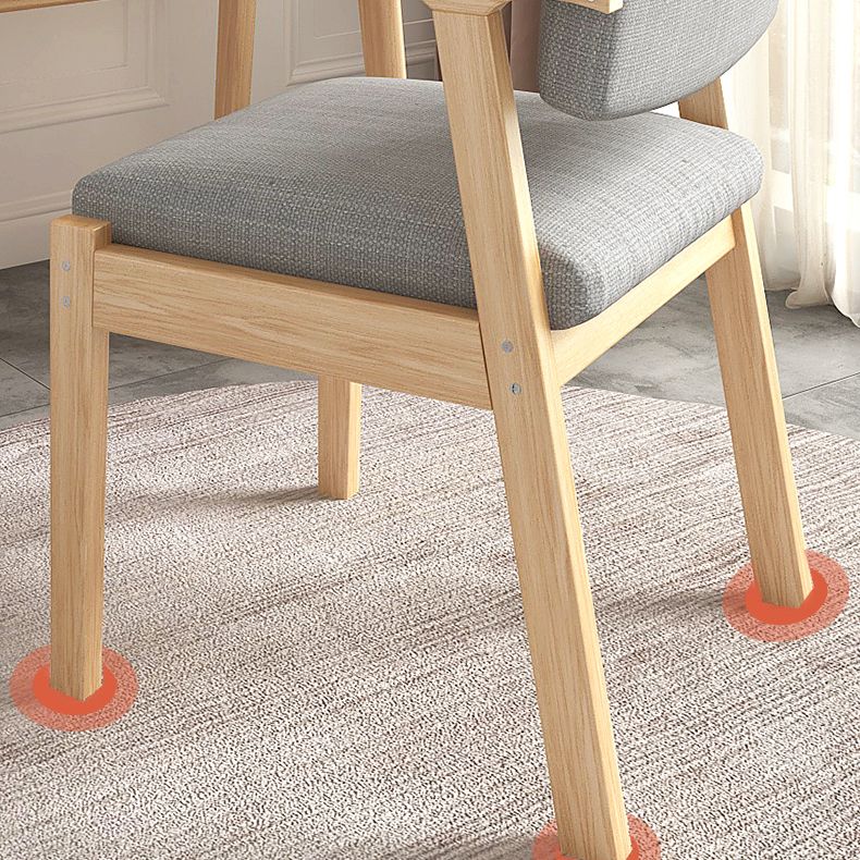 Contemporary Dining Arm Chair Open Back Chair with 4 Legs for Home Use Clearhalo ' kitchen&dining_furn' 'Dining Chairs' 'Dining Tables & Seating' 'dining_chair' 'furn' 'furn_dining_chair' 'Furniture' 'furniture_dining_chair' 'Kitchen & Dining Furniture' 'kitchen' 1200x1200_639dd914-fccd-4ab8-8bf3-2d3f6cd43e0c