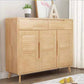 Contemporary Rubberwood Rectangle Cabinet with 2 Drawers Accent Cabinet Clearhalo 'Cabinets & Chests' 'cabinets_chests' 'furn' 'furn_cabinets_chests' 'Furniture' 'Living Room Furniture' 1200x1200_639f8991-d96e-4ed2-9419-0507081386a6