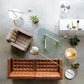 Triangle Glass Coffee Table Modern Minimalist Coffee Table for Living Room