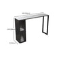 1/5 Pieces Modern Rectangle Sintered Stone Counter Table with High Stools