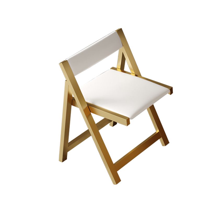 Glam Round Dinette Set 1/2/3/7 Pieces Gold Foldable Dining Table Set Clearhalo 'Dining Room Sets' 'Dining Tables & Seating' 'dining_room_set' 'furn' 'furn_dining_room_set' 'Furniture' 'furniture_dining_room_set' 'Kitchen & Dining Furniture' 1200x1200_63a326a3-c988-4847-ab85-27f8b2b1beb6