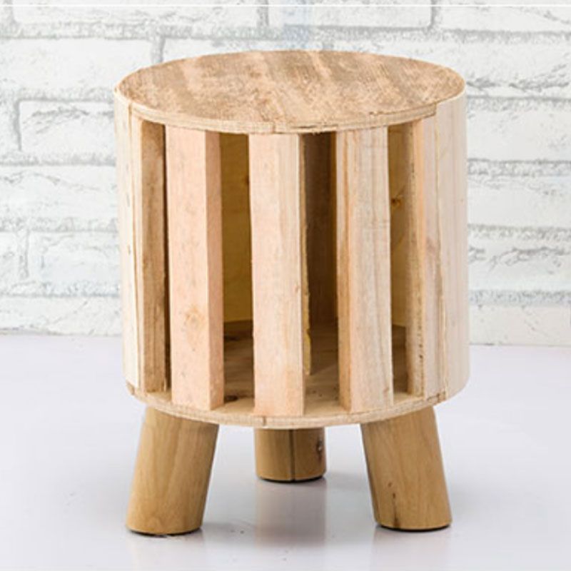 Fabric Standard Stool Contemporary Simple Round Upholstered Ottoman Clearhalo 'furn' 'furn_ottomans_poufs' 'Furniture' 'Living Room Furniture' 'Ottomans & Poufs' 'ottomans_poufs' 1200x1200_63a39752-b4e3-4034-8a45-e4227f8a41c3