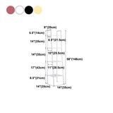 Modern Metal Ladder Bookshelf Vertical Open Bookshelf for Living Room Clearhalo 'Bookcases' 'furn' 'furn_bookcases' 'Furniture' 'furniture_bookcases' 'Office Furniture' 1200x1200_63a48f03-e25d-4c05-9057-74627a31b0d4