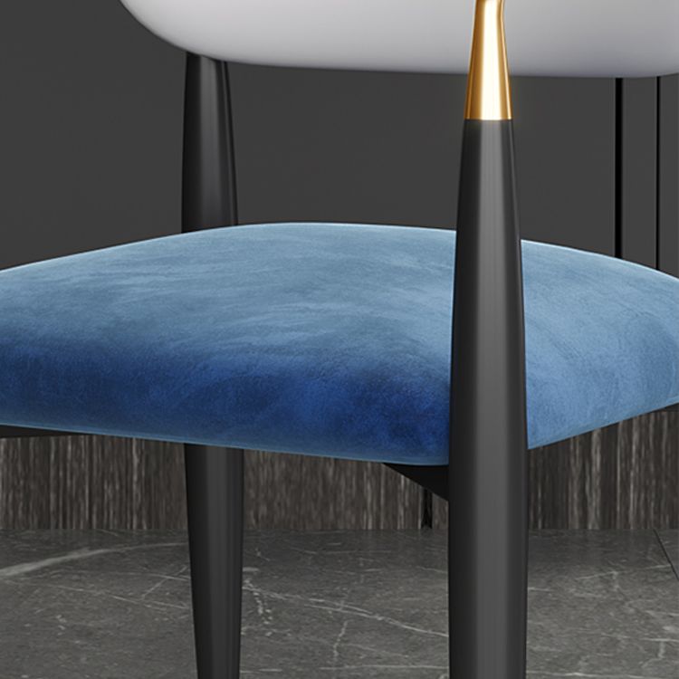 Contemporary Conference Room Arm Chair Open Back Matte Finish Upholstered Dining Chair Clearhalo ' kitchen&dining_furn' 'Dining Chairs' 'Dining Tables & Seating' 'dining_chair' 'furn' 'furn_dining_chair' 'Furniture' 'furniture_dining_chair' 'Kitchen & Dining Furniture' 'kitchen' 1200x1200_63a94b60-3752-4e1e-85e2-501339b0f85e