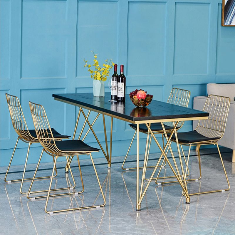 Traditionele luxe eettafel wit in marmer rechthoek eettafel voor keuken