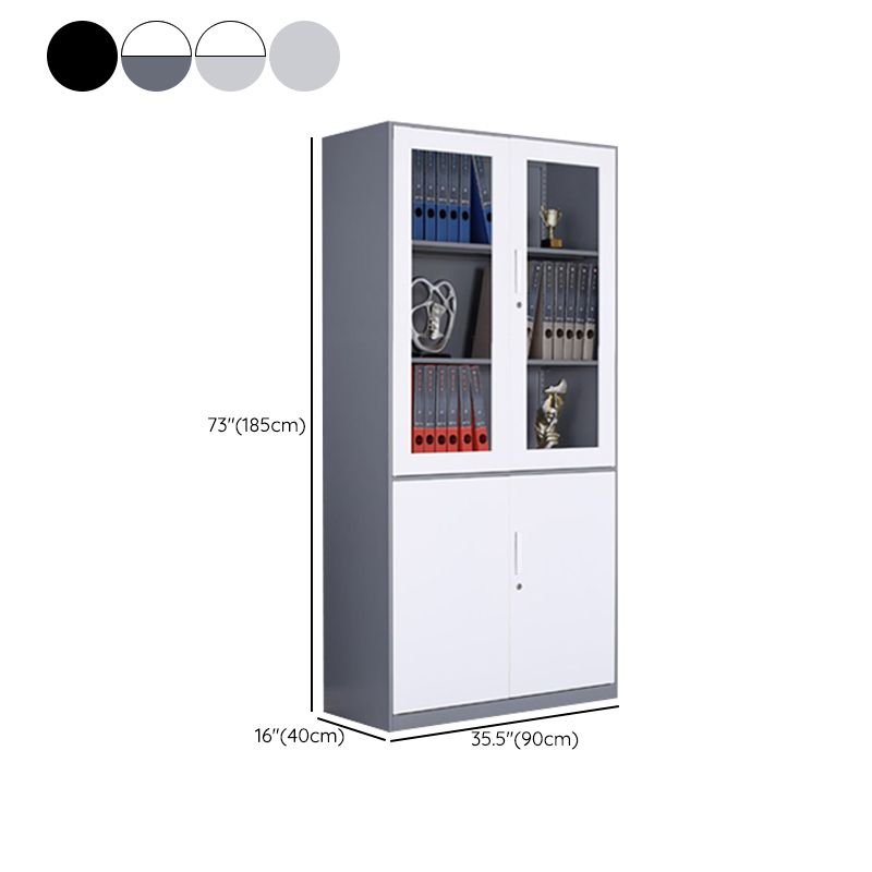 Classical Vertical File Cabinet Metal Filing Cabinet with Storage Shelves Clearhalo 'Filing Cabinets' 'filling_cabinets' 'furn' 'furn_filling_cabinets' 'Furniture' 'Office Furniture' 1200x1200_63aab212-ef72-44a2-b84d-ba63ac0ce619