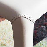 Contemporary Leather Dining Chairs Wingback Armless Chairs for Home Clearhalo ' kitchen&dining_furn' 'Dining Chairs' 'Dining Tables & Seating' 'dining_chair' 'furn' 'furn_dining_chair' 'Furniture' 'furniture_dining_chair' 'Kitchen & Dining Furniture' 'kitchen' 1200x1200_63abc56c-95c8-4229-ac83-27a833da7be7