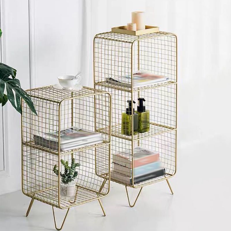 Modern Style Metal Bookshelf Closed Back Bookcase for Home and Office Clearhalo 'Bookcases' 'furn' 'furn_bookcases' 'Furniture' 'furniture_bookcases' 'kitchen' 'kitchen_bookcases' 'Living Room Furniture' 'Office Furniture' 1200x1200_63ad2eab-45f6-486f-9177-3f8815a81a5f