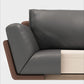 Black Faux Leather Flared Arm Chesterfield Sofa Industrial Style Seating Clearhalo 'furn' 'furn_sofas' 'Furniture' 'Living Room Furniture' 'Sofa' 'sofas' 1200x1200_63af83d3-b922-4b8b-a2f2-96a947a5c3ea