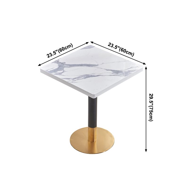 23.6-inch Traditional Luxury Table Dining Metal Pedestal Table Clearhalo ' dining_table' 'Dining Tables & Seating' 'Dining Tables' 'furn' 'furn_dining_table' 'Furniture' 'furniture_dining_table' 'Kitchen & Dining Furniture' 'kitchen&dining_furn' 'kitchen' 'kitchen_dining_table' 1200x1200_63b0a256-bb43-411d-938a-a97dc6b52a99