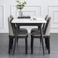 4-foot Stone Dinette Table Industrial Style Rectangle Dining Table with Drop Leaf Clearhalo ' dining_table' 'Dining Tables & Seating' 'Dining Tables' 'furn' 'furn_dining_table' 'Furniture' 'furniture_dining_table' 'Kitchen & Dining Furniture' 'kitchen&dining_furn' 'kitchen' 'kitchen_dining_table' 1200x1200_63b15f50-eba4-4892-bc51-5c207ef2df83