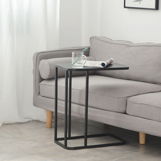 Tavolino di fascia alta del rettangolo moderno di metà secolo 22,8 "tavolino in metallo alto c