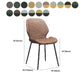 Glam Style Dining Chair PU Leather Dining Room Chair for Indoor Clearhalo 'Dining Chairs' 'Dining Tables & Seating' 'dining_chair' 'furn' 'furn_dining_chair' 'Furniture' 'Kitchen & Dining Furniture' 1200x1200_63b2a03d-f34b-4c25-801a-82b764ac3e6e