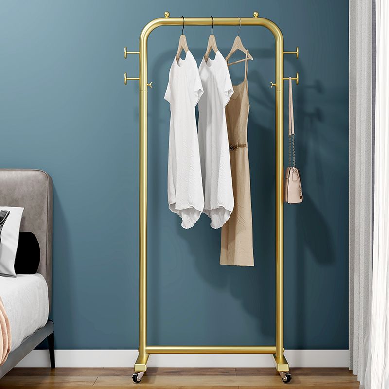Modern Hall Stand Metal Hanging Rail y 4 ganchos repleto de casillas con castores