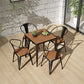 Industrial Style Dining Table 4 Metal Base Table for Home Kitchen Dinner Clearhalo ' dining_table' 'Dining Tables & Seating' 'Dining Tables' 'furn' 'furn_dining_table' 'Furniture' 'furniture_dining_table' 'Kitchen & Dining Furniture' 'kitchen&dining_furn' 'kitchen' 'kitchen_dining_table' 1200x1200_63b37e47-d56b-40ed-bdca-1b730a7271c5