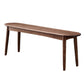 17.7" H Solid Wood Seating Bench Modern Ottoman Bench with Legs Clearhalo 'Benches' 'Chairs & Seating' 'furn' 'furn_benches' 'Furniture' 'Living Room Furniture' 1200x1200_63b3f75b-3ffc-4dc8-852a-1506af0b98c6