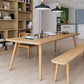 Dining Room Simple Solid Wood Rectangular Dining Table with 4 Legs Base Clearhalo ' dining_table' 'Dining Tables & Seating' 'Dining Tables' 'Furniture' 'furniture_dining_table' 'Kitchen & Dining Furniture' 'kitchen&dining_furn' 'kitchen' 'kitchen_dining_table' 1200x1200_63b9db1c-60ba-4934-9253-e317bc33cda7