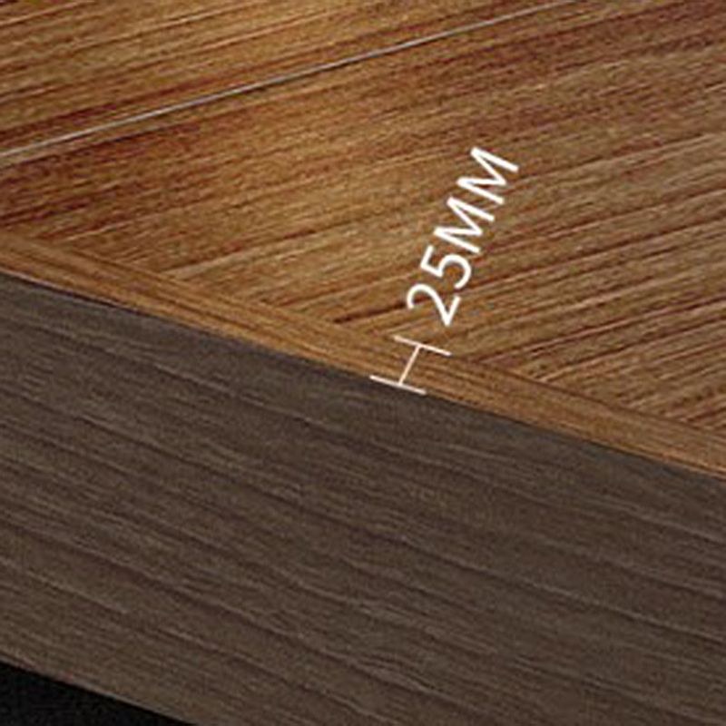 Espresso Panel Bed Mid-Century Modern Standard Bed with Headboard Clearhalo 'Bedroom Furniture' 'Beds' 'furn' 'furn_beds' 'Furniture' 1200x1200_63ba3680-4a27-442b-a333-fcfa81077c75