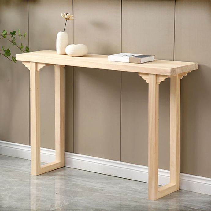 12 inch Wide Accent Table Mid-Century Modern Rectangle Wood Console Table for Hall Clearhalo 'Console Tables' 'console_tables' 'Entry & Mudroom Furniture' 'furn' 'furn_console_tables' 'Furniture' 1200x1200_63bcb59c-24fa-4e72-89c8-44ee5e1f8f70