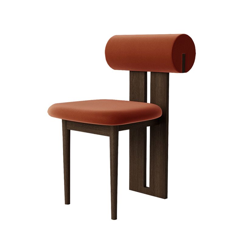 23.22 "Brede armloze stoel Solid Wood frame stoel voor woonkamer