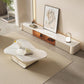 Stone Geometric Contemporary Coffee Table Single Cocktail Table with Storage Drawers Clearhalo 'Coffee & Accent Tables' 'Coffee Tables' 'coffee_tables' 'furn' 'furn_coffee_tables' 'Furniture' 'Living Room Furniture' 1200x1200_63bf6ad8-285c-4a09-8c5d-c676f72cb43b