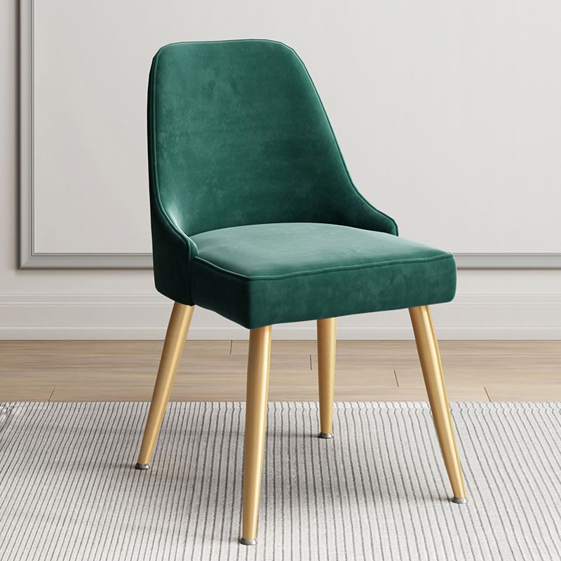 Glam Velvet Side Chair Parsons Upholstered Side Chair for Dining Room Clearhalo 'Dining Chairs' 'Dining Tables & Seating' 'dining_chair' 'furn' 'furn_dining_chair' 'Furniture' 'Kitchen & Dining Furniture' 1200x1200_63c1c94d-b09c-4aaf-854c-386c15b0db85