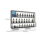 Modern Metal Wine Rack Wall Mounted Wine Bottle & Glass Rack for Living Room