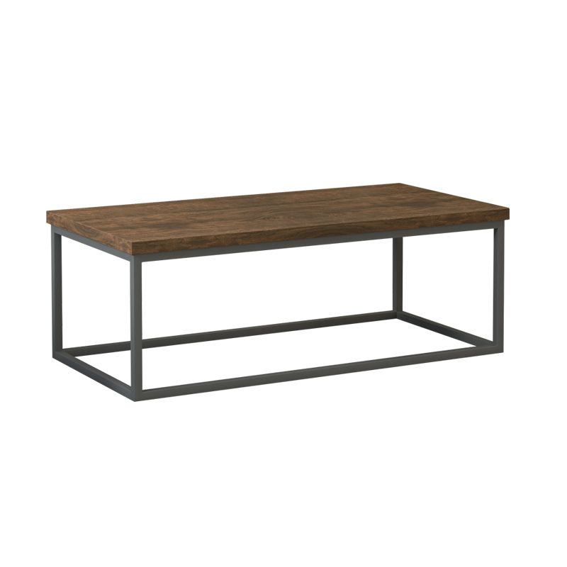 Table basse Frame/Frame Table basse rectangulaire moderne en MDF 18''H