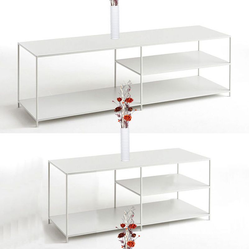 Industrial TV Media Stand Open Shelving TV Stand Console with Shelves Clearhalo 'furn' 'furn_tv_stands_entertainment_centers' 'Furniture' 'Living Room Furniture' 'TV Stands & Entertainment Centers' 'TV Stands & Media Storage Furniture' 'tv_stands_entertainment_centers' 1200x1200_63c550c7-47bd-450a-b491-39b7b72c0efc