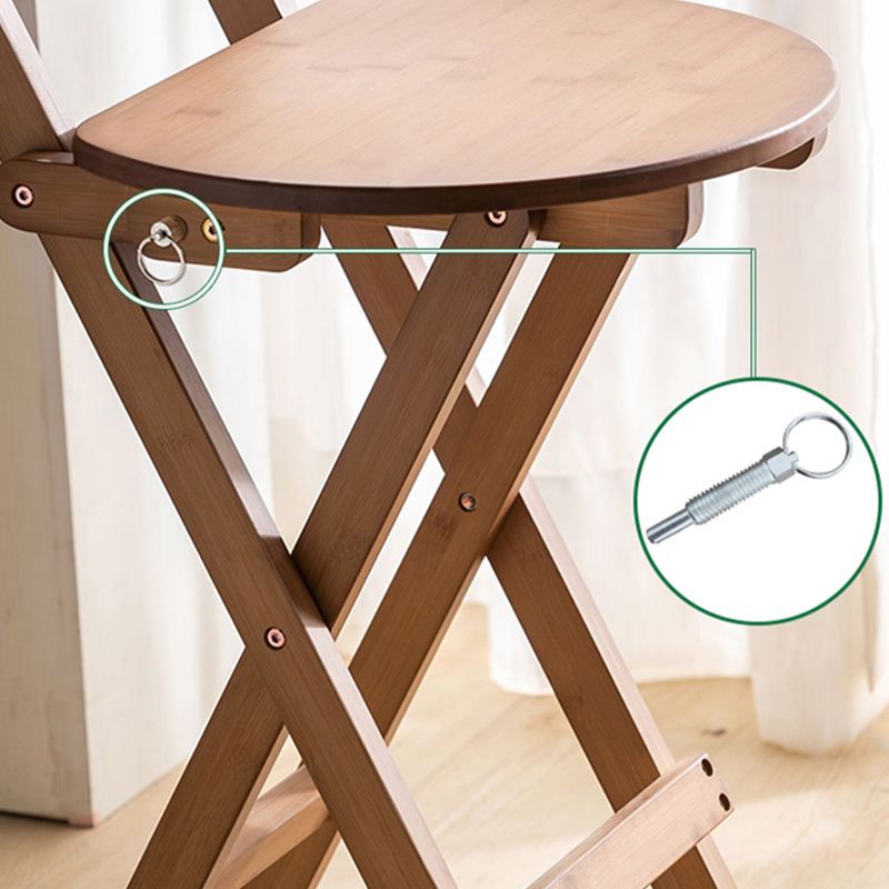 Contemporary Dining Stools Low Back Folding Bar Stools with Footrest Clearhalo 'Bar Furniture' 'Bar Stools' 'bar_stools' 'furn' 'furn_bar_stools' 'Furniture' 'Kitchen & Dining Furniture' 1200x1200_63c70a9d-39c8-40c6-886a-10a3be6bf023