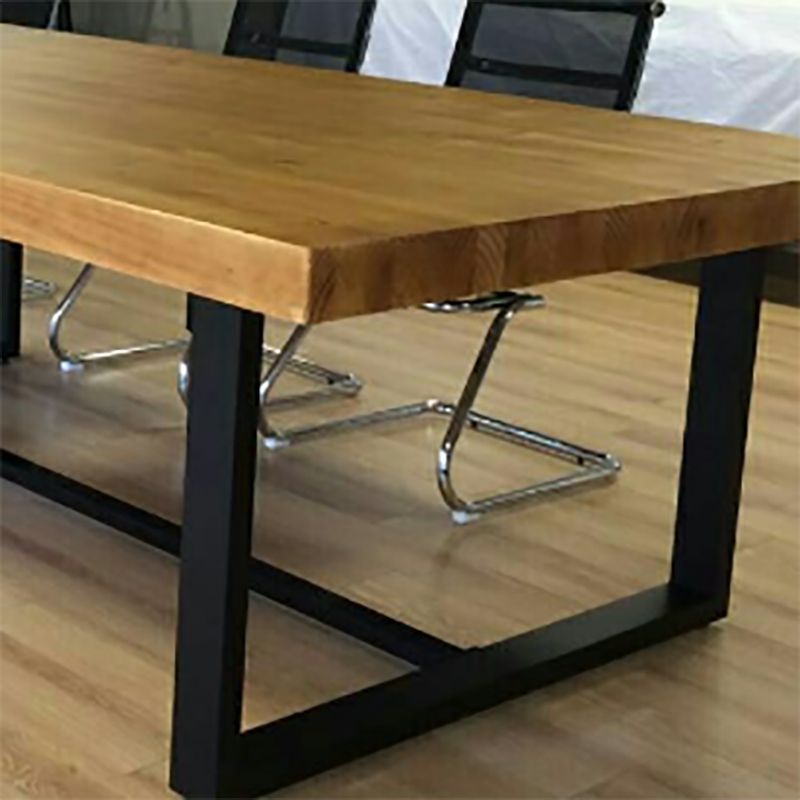 Solid Wood Industrial Rectangular Writing Desk Meeting Desk for Office Clearhalo 'furn' 'furn_office_desk' 'Furniture' 'Office Desks' 'Office Furniture' 'office_desk' 1200x1200_63c779ce-4dfb-427a-9fb1-5d6c3d833494