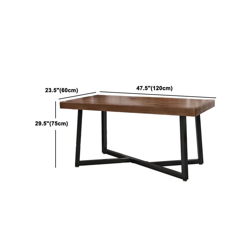 Industrial Rectangle Dinette Set 1/2/4/5 Pieces Natural Wood Table Set Clearhalo 'Dining Room Sets' 'Dining Tables & Seating' 'dining_room_set' 'furn' 'furn_dining_room_set' 'Furniture' 'Kitchen & Dining Furniture' 1200x1200_63c9b6a6-e139-4dd2-89f9-ef38a9f27554
