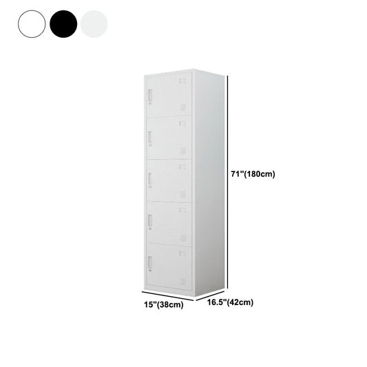 Armadio del guardaroba in metallo del guardaroba contemporaneo per casa, 16,54 "d x 14,96" w x 70,87 "H