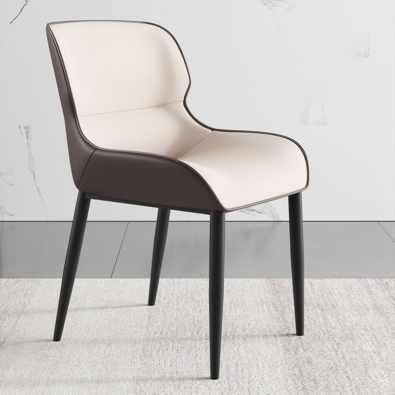 Silla de ala de ala de brazo sillas de cuero de estilo industrial de estilo industrial