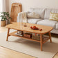 Rectangle Bunching Tables Solid Wood Coffee or End Table with Storage Shelf Clearhalo 'Coffee & Accent Tables' 'Coffee Tables' 'coffee_tables' 'furn' 'furn_coffee_tables' 'Furniture' 'Living Room Furniture' 1200x1200_63d1021a-e148-4ae2-9e9d-5835cb3c51d4